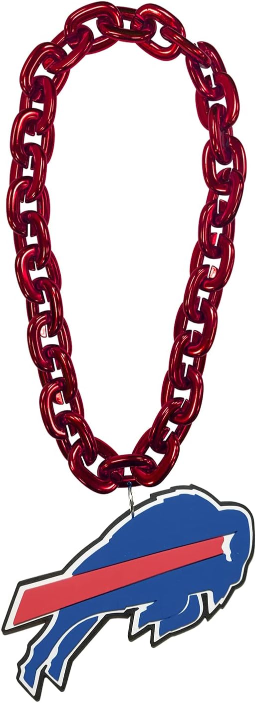 Aminco NFL Buffalo Bills Team Fan Chain, Red