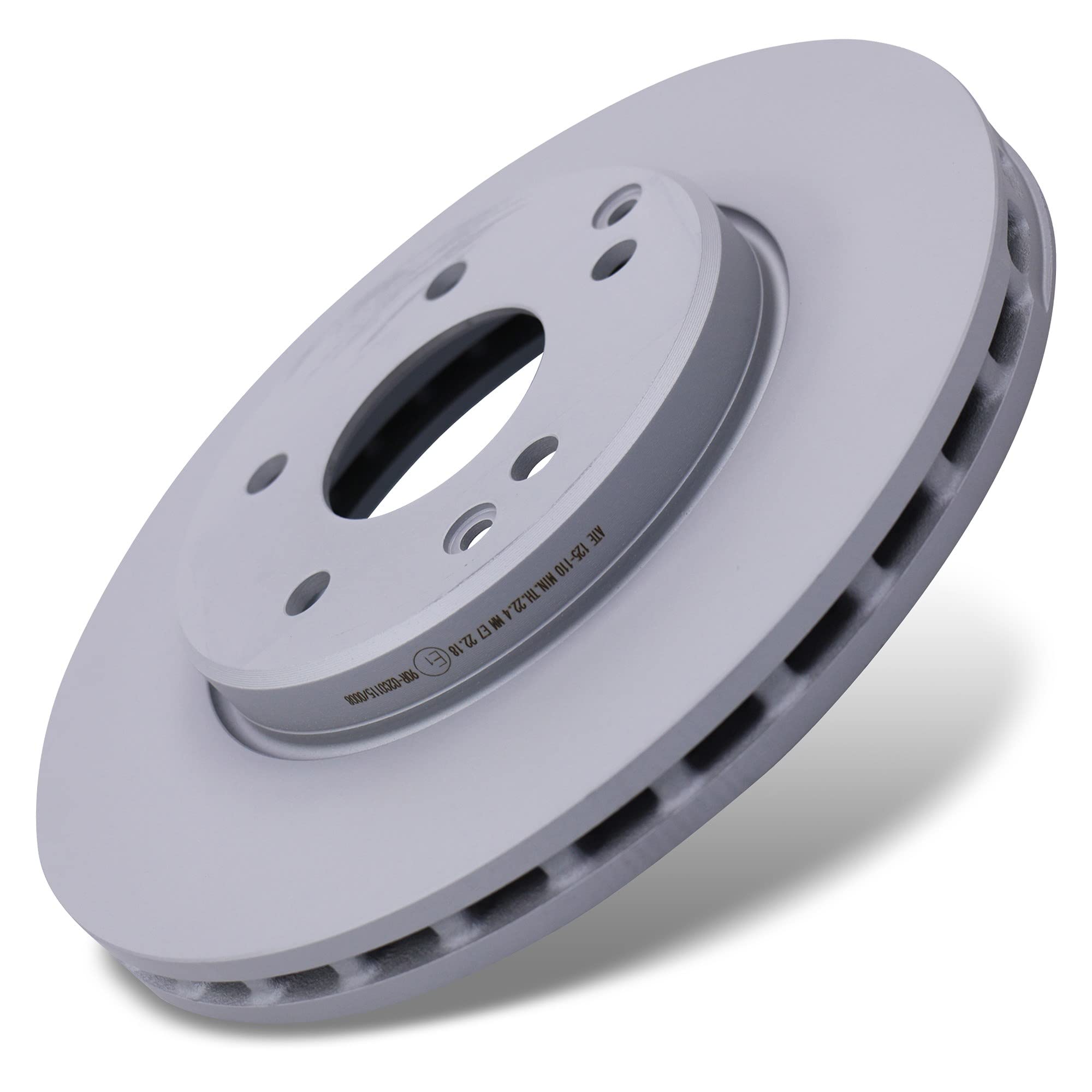 ATE Set freni + dischi freno anteriori ¯ 288 mm ventilati + posteriori ¯ 278 mm pieni e pastiglie freno anteriori + posteriori e contatto di usura Compatibile con MERCEDES Classe C, CLK, Classe E, CLK