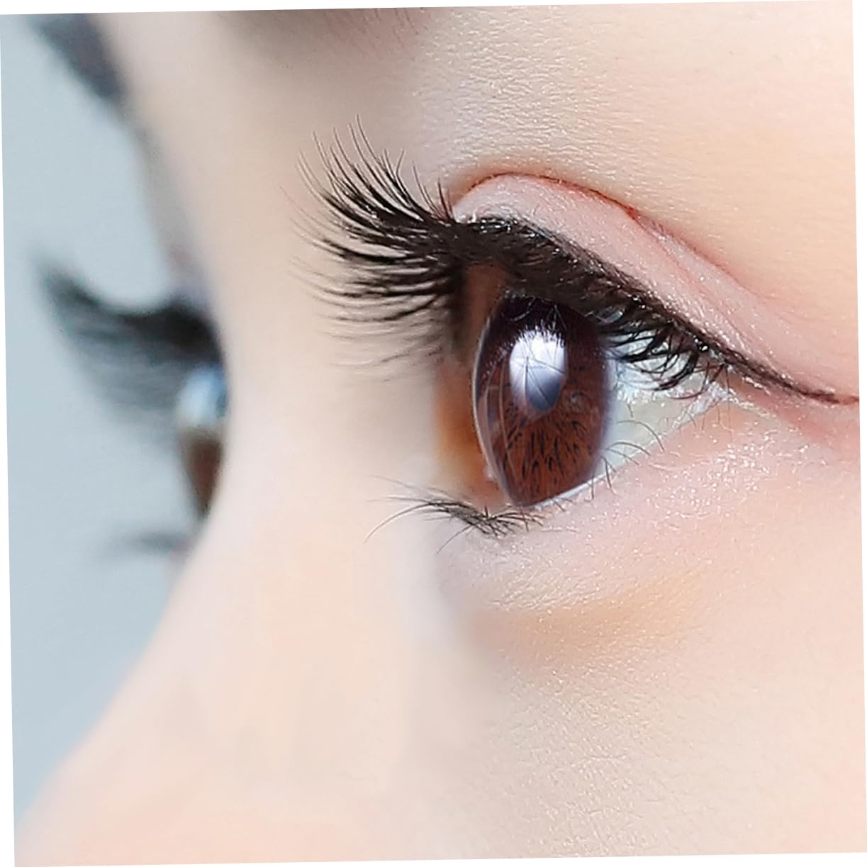 Künstliche Wimpern Satz 160 Paar, Faser, 8 Stile, Schwarz