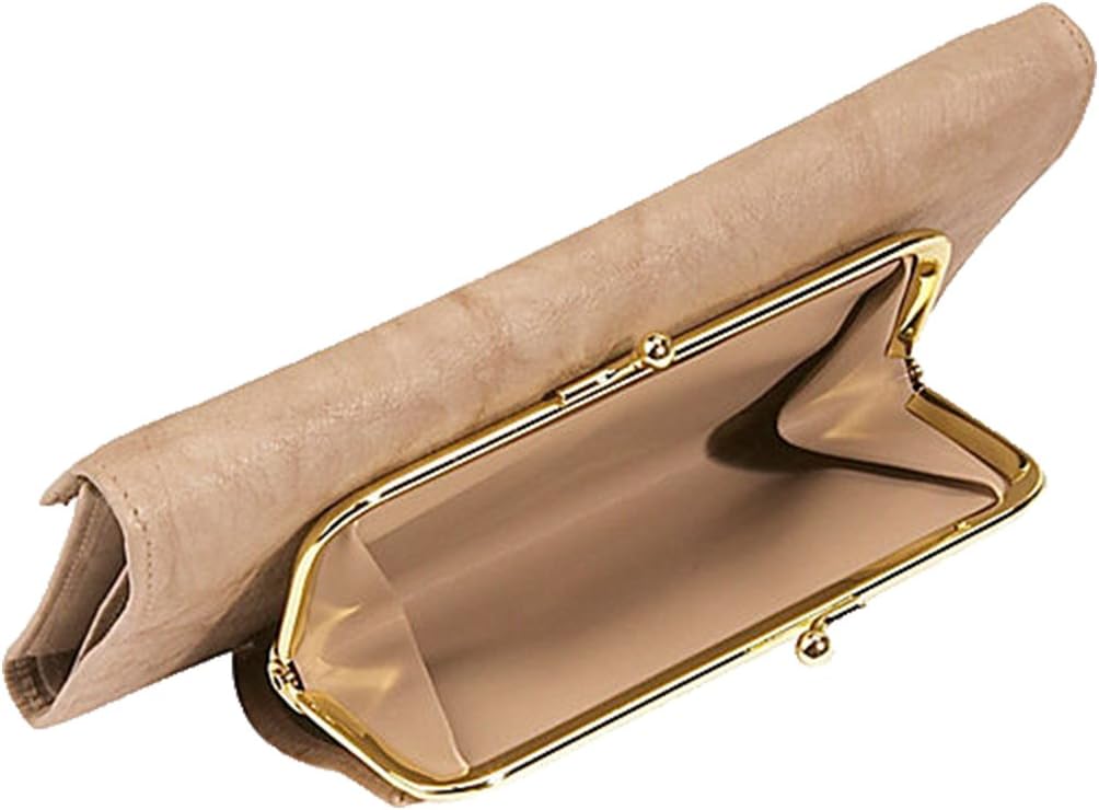 Buxton Women Wallet Heiress Organizer Clutch 4 Colors Clutch-Black-Black