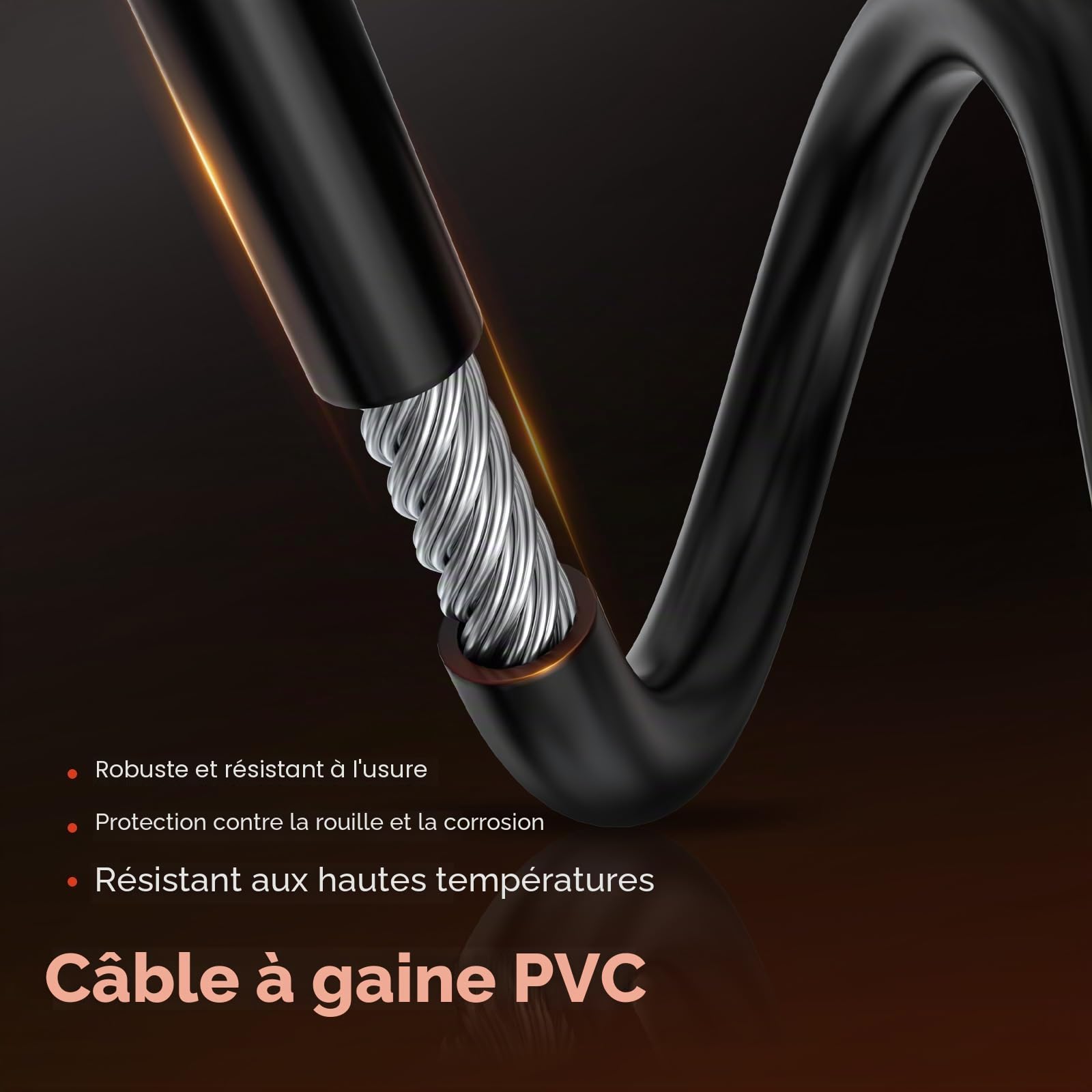 Frankberg Câble de capot, câble de traction de capot, avant, noir, | Compatible avec: X5 E53