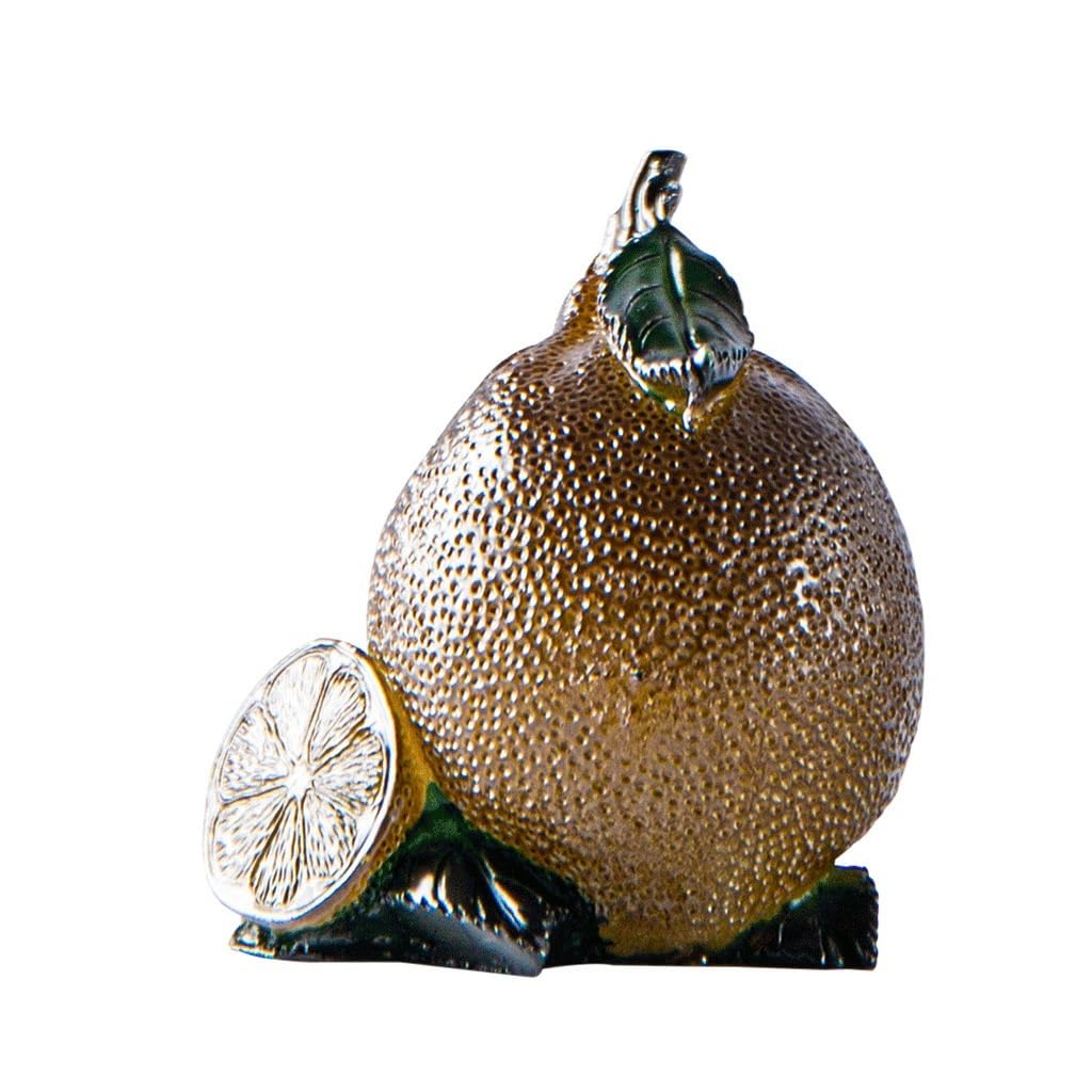 ENGENDER Kung Fu Tea Pet Resin Lemon Tea Pet Color Changing Kung Fu Set Accessories Gift for Lovers