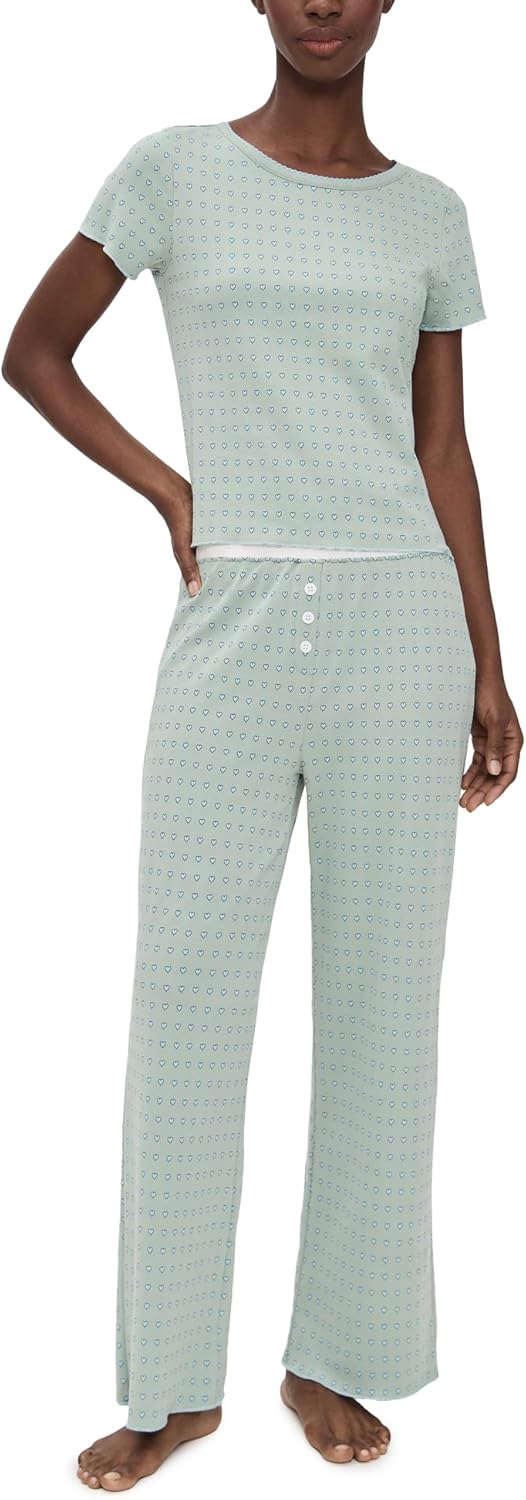 Women's Baby Jean Long Pajama Set
