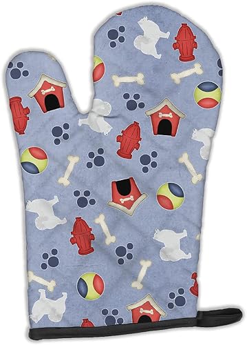Vista 228 de Caroline's Treasures BB4904OVMT Christmas Siberian Husky Oven Mitt Heat Resistant Thick Oven Mitt for Hot Pans and Oven, Kitchen Mitt Protect Hands