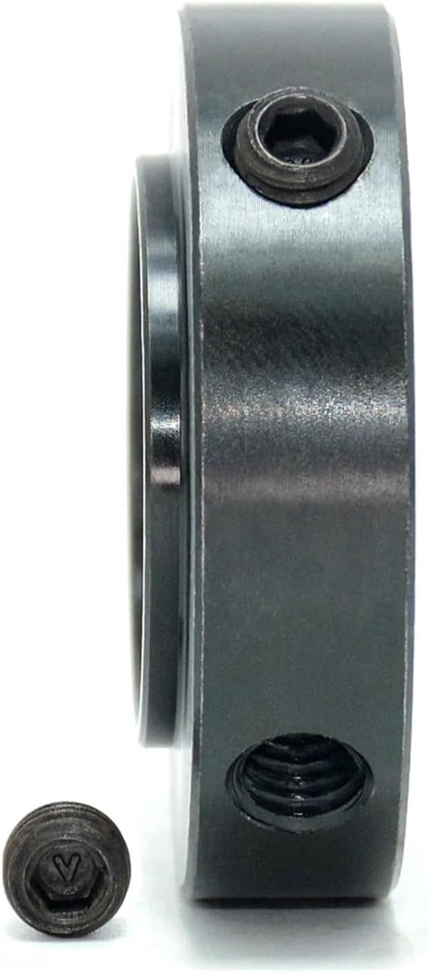 Shaft Stop Collar Double Split, Steel Screw-On Split Shaft Collar For Machine Tools Multiple Sizes(D30 S33 E45 B15)