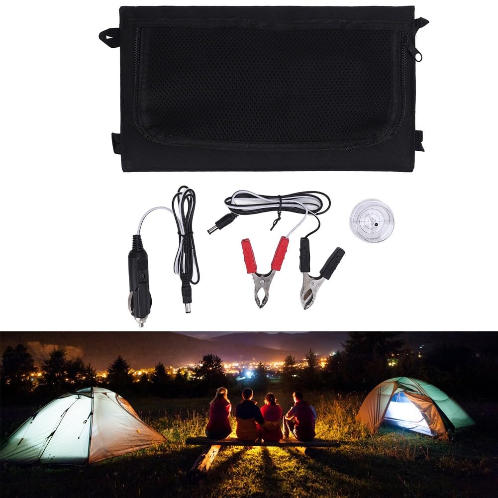Przenośna składana torba solarna do ładowarki 30 W z podwójnym wyjściem USB, wodoodporność IP65, 25% wydajny panel słoneczny do użytku na zewnątrz, kompatybilny z telefonami i laptopami