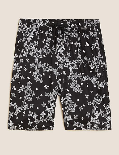 Image of Marks & Spencer Men's Cotton Solid Pajama Set