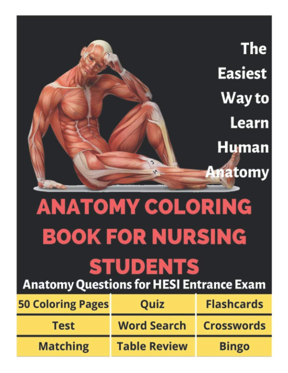 Buy Anatomy Coloring Book for Nursing Students Anatomy Questions for