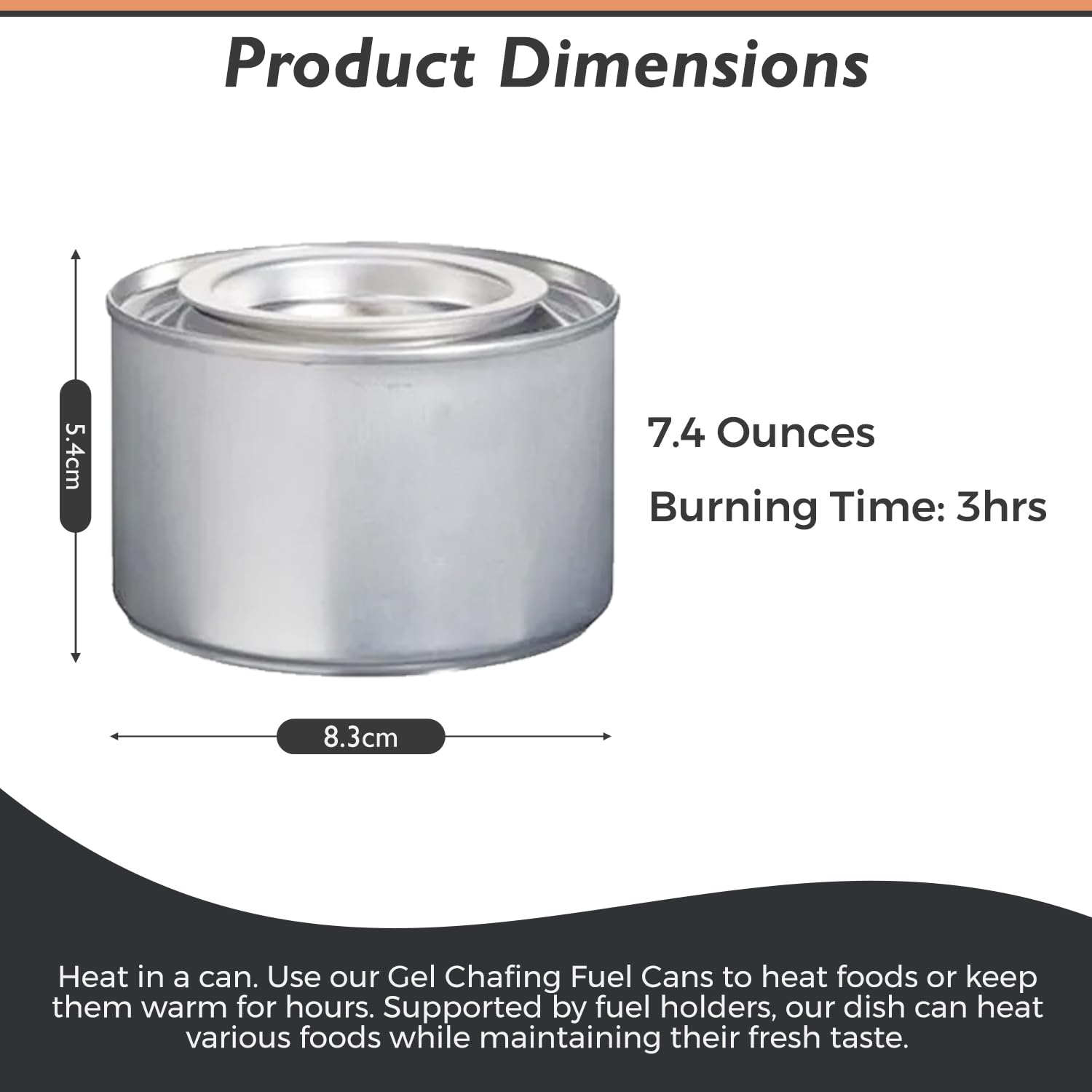 Home Smart Gel Chafing Fuel Pack of 10 Pcs Non-Toxic and Long Lasting Heat for Catering and Buffets Perfect for Outdoor Event (10)