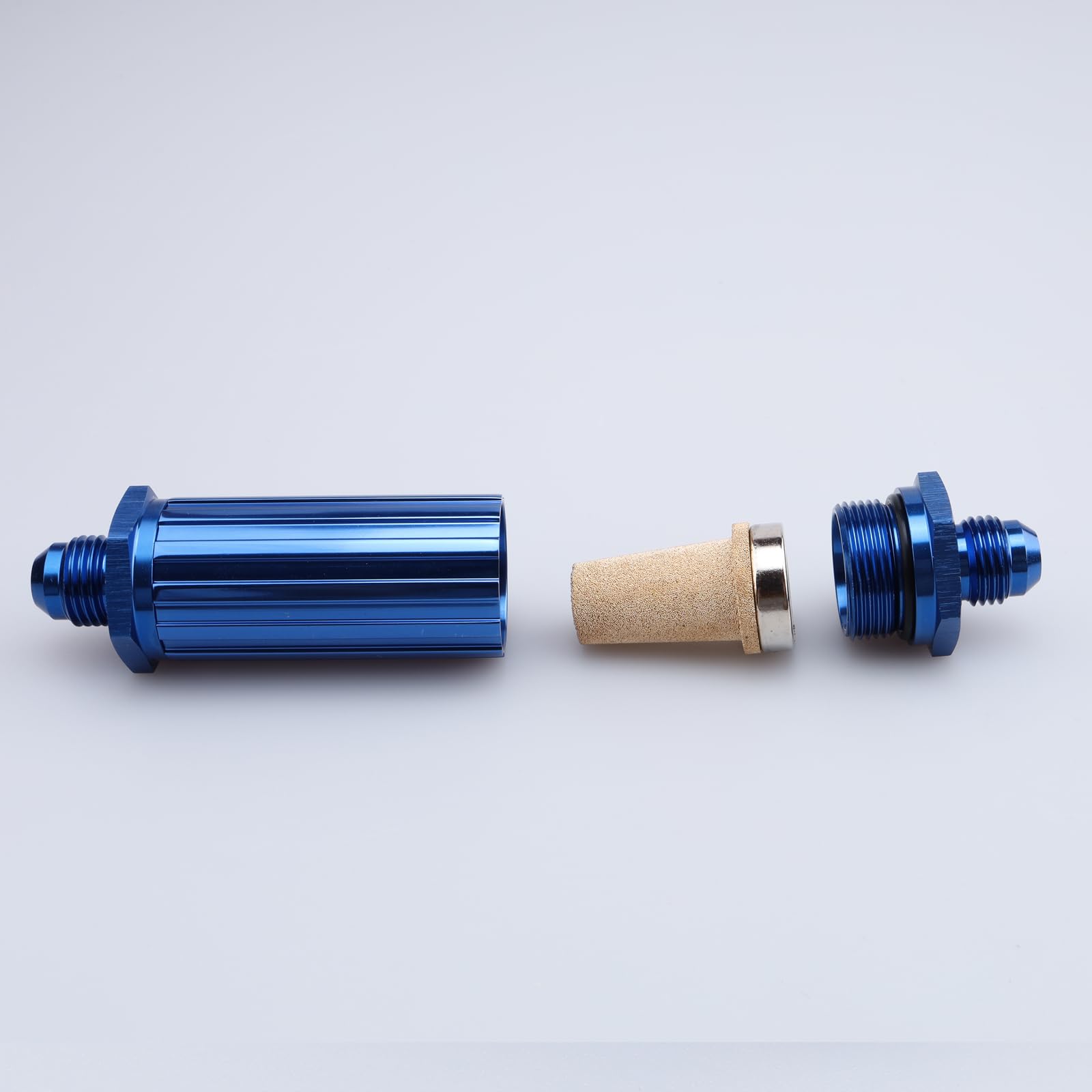 Amazon.com: AC PERFORMANCE Blue Aluminum AN6 Inlet Fuel Filter