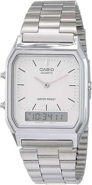Casio - Mens Watch - AQ230A7D, Silver, Core