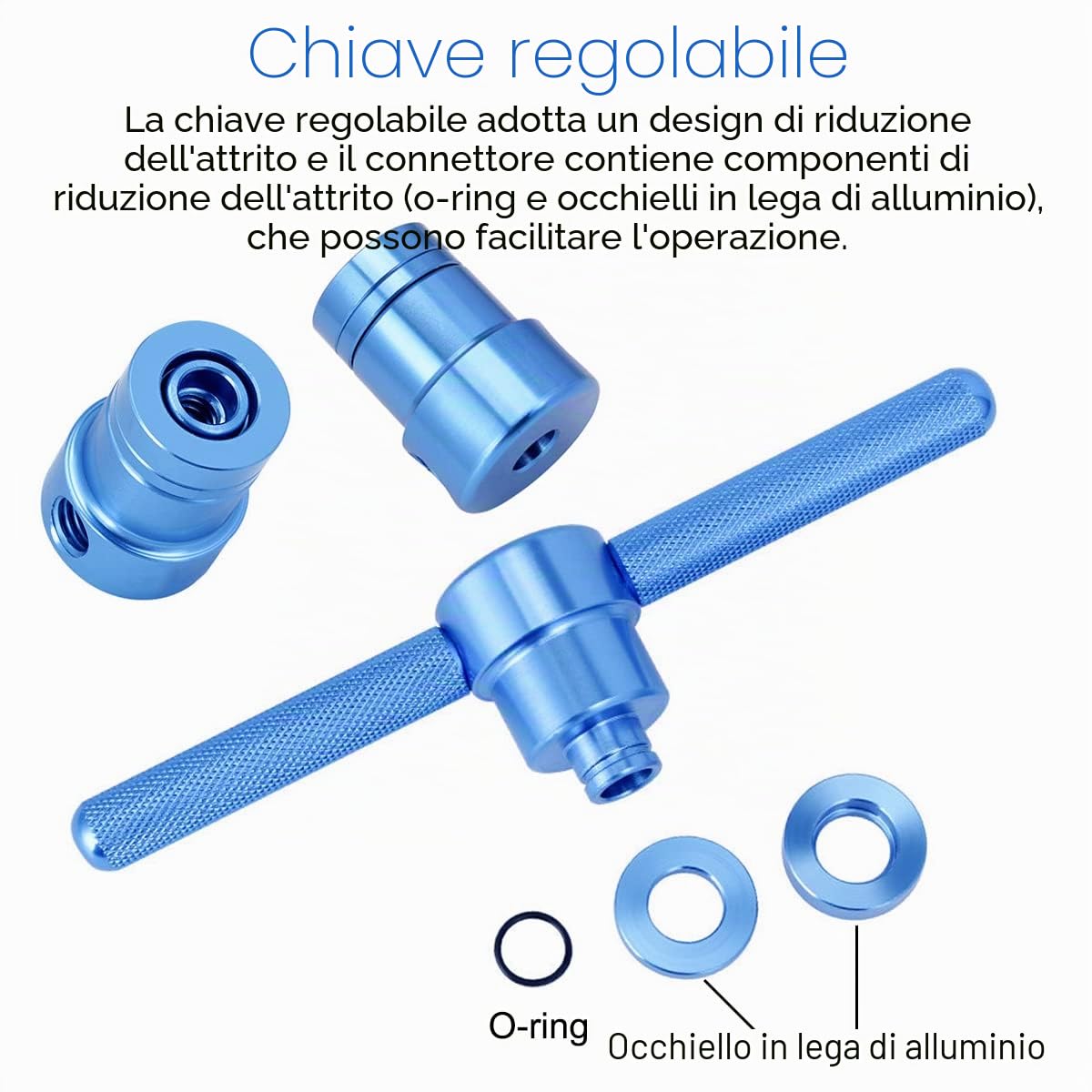 Set di presse per cuscinetti per bicicletta, Kit di installazione universale per mozzi e cuscinetti ruota con custodia, Strumento di montaggio per cuscinetti per bici/mozzo in lega di alluminio