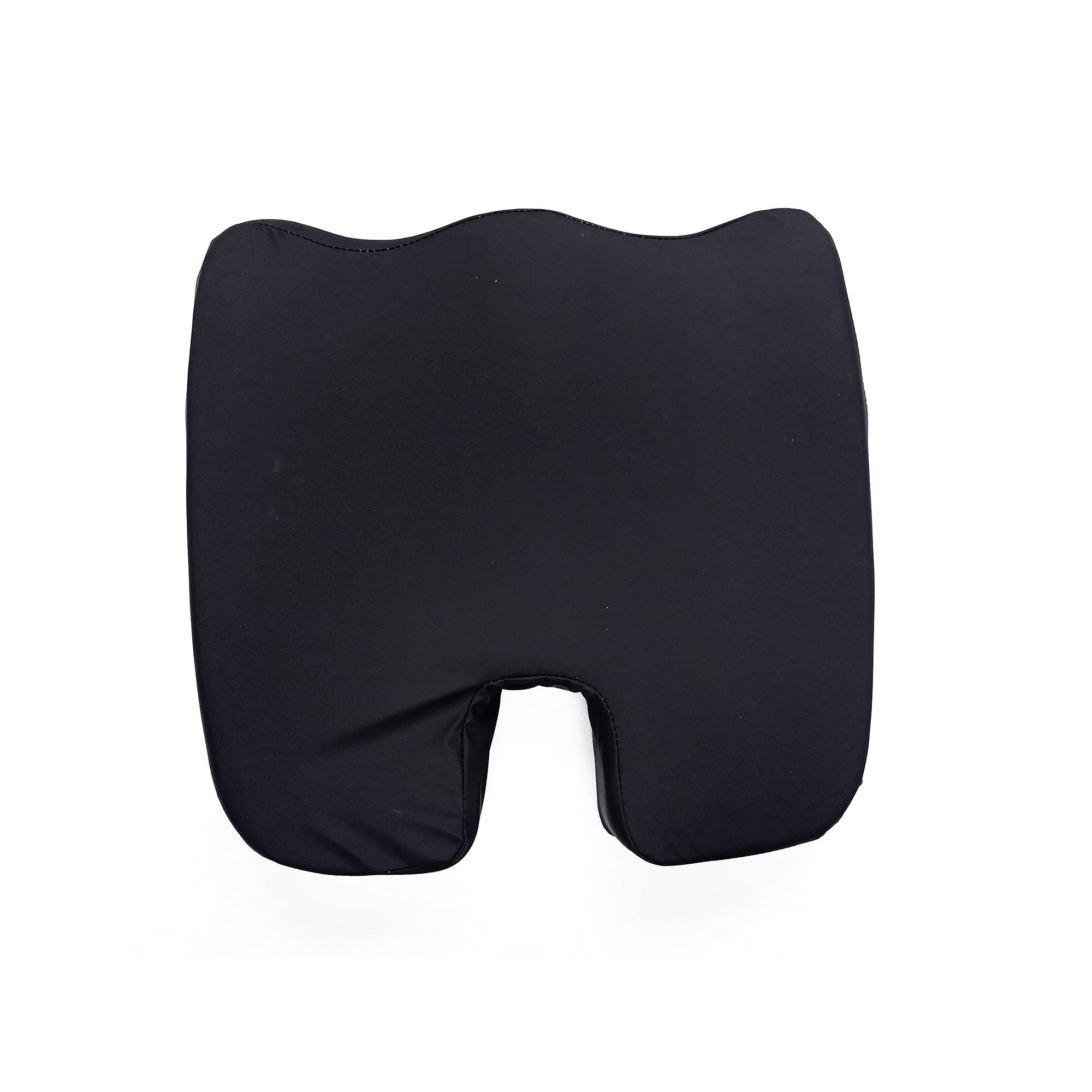 Cojín Antiescaras de Espuma Viscoelástica. Cojín Anatómico con Descarga de Coxis y Funda Impermeable Antiácaros. Cojín Ergonómico Cuadrado para Asiento y Silla de Ruedas. 43x42x7CM