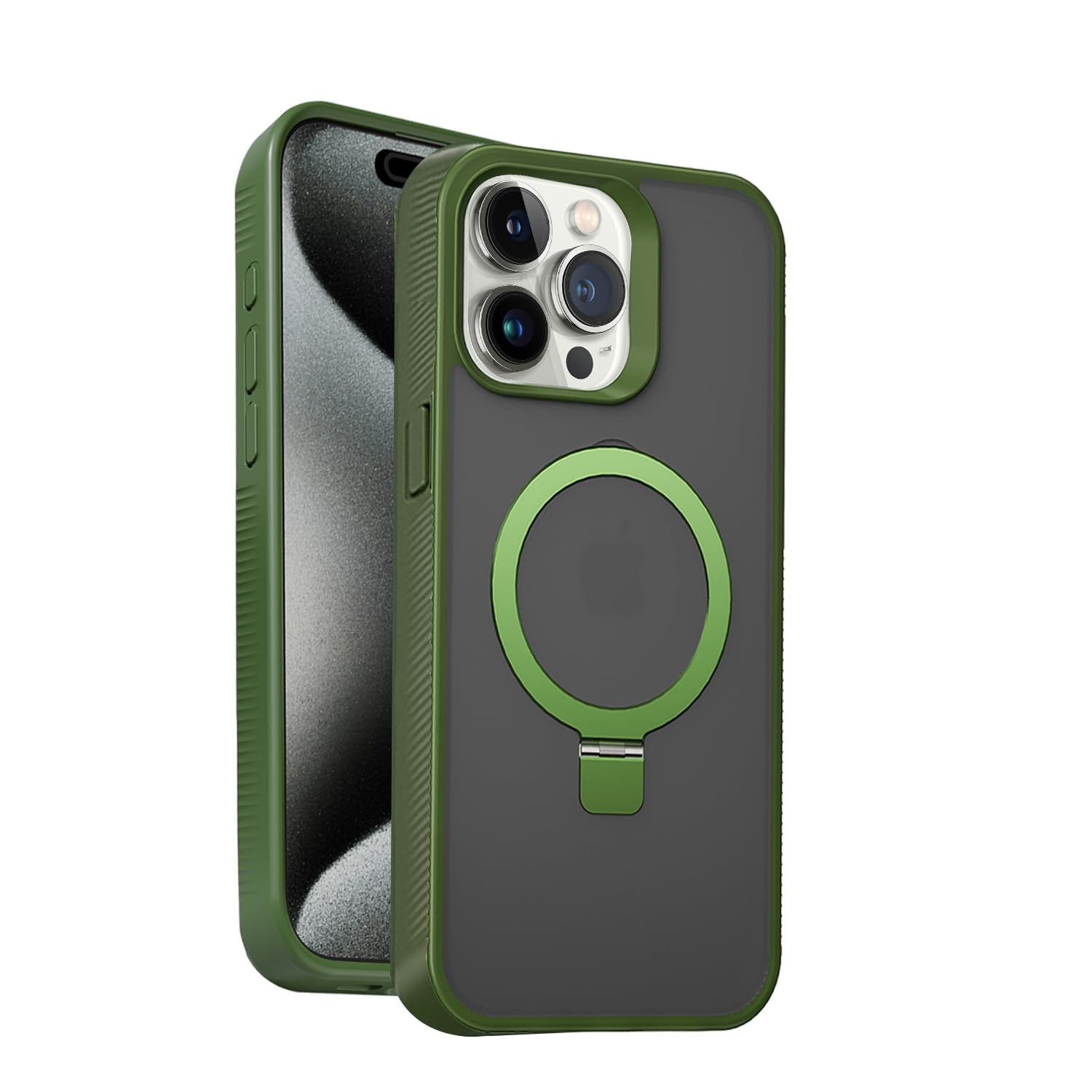 Amazon Basics Elite Series Frosted Case with Back Stand for iPhone 15 Pro Max at ₹114 – Amazon