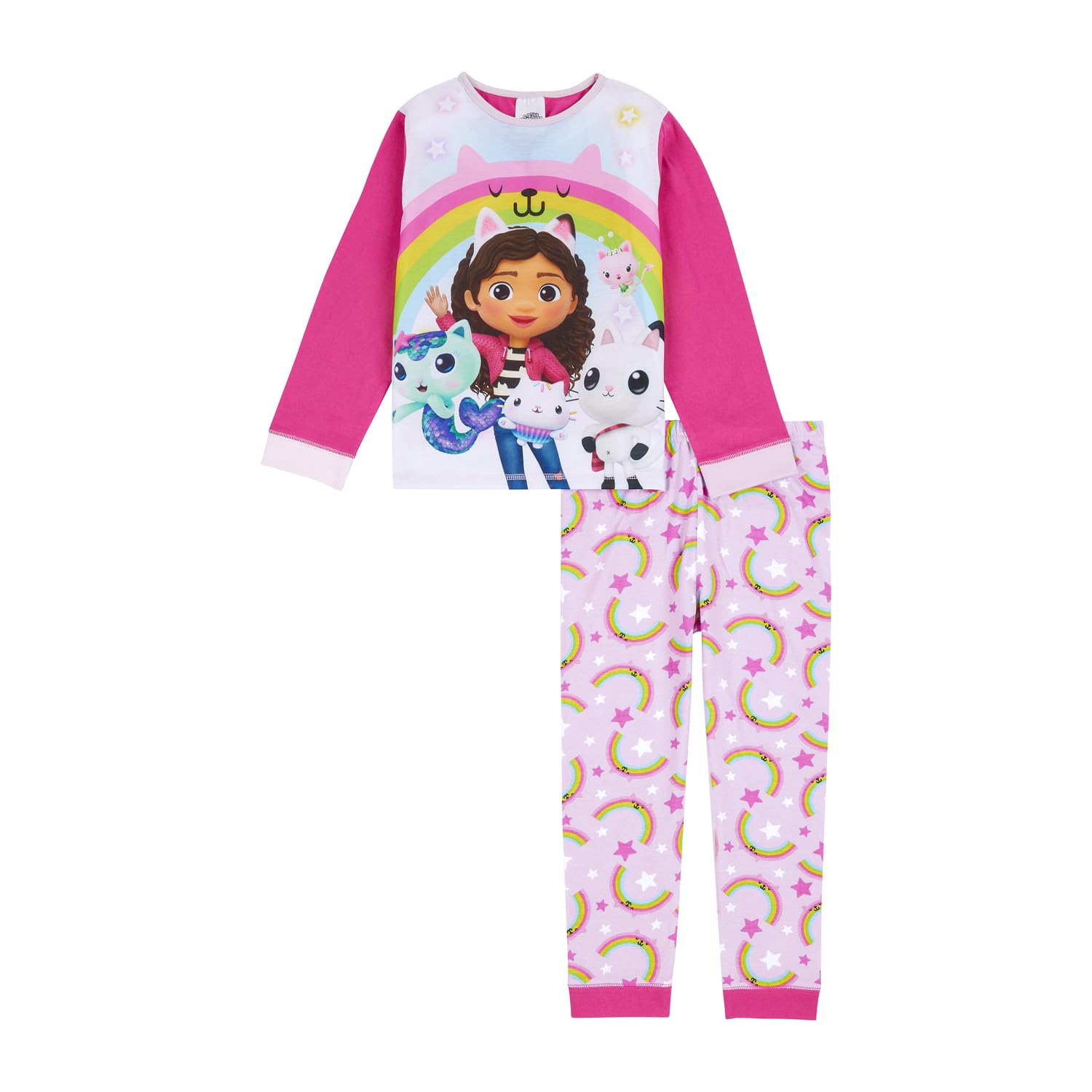 Gabby's Dollhouse Girls Pyjamas Doll Pjs Set, Official Merchandise 4-5 Years Pink