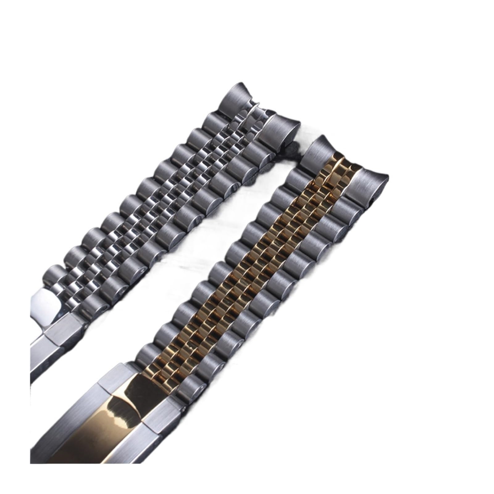 YINGO Cinturino in acciaio inossidabile 20mm con il ruolo DATEJUST Cinturino cinturino