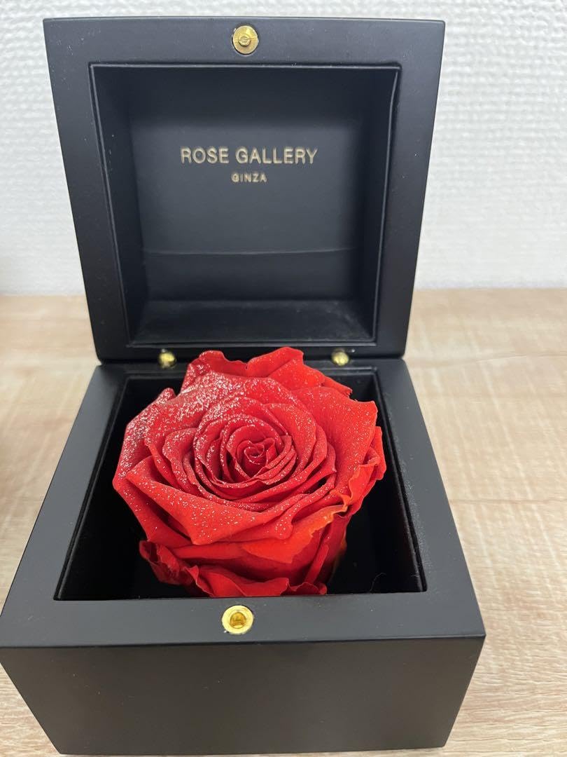 銀座 ローズギャラリー バラ プリザーブドフラワー 赤 薔薇 ギフト