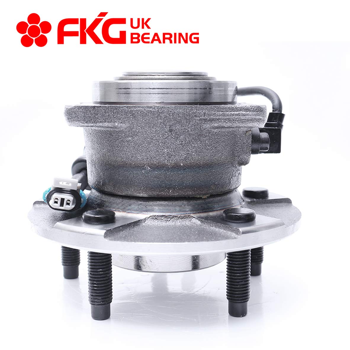 FKG 512229 Rear Wheel Bearing Hub Assembly for 2005-2006 Chevy Equinox, 2006 Pontiac Torrent, 2002-2007 Saturn Vue 5 Lugs W/ABS