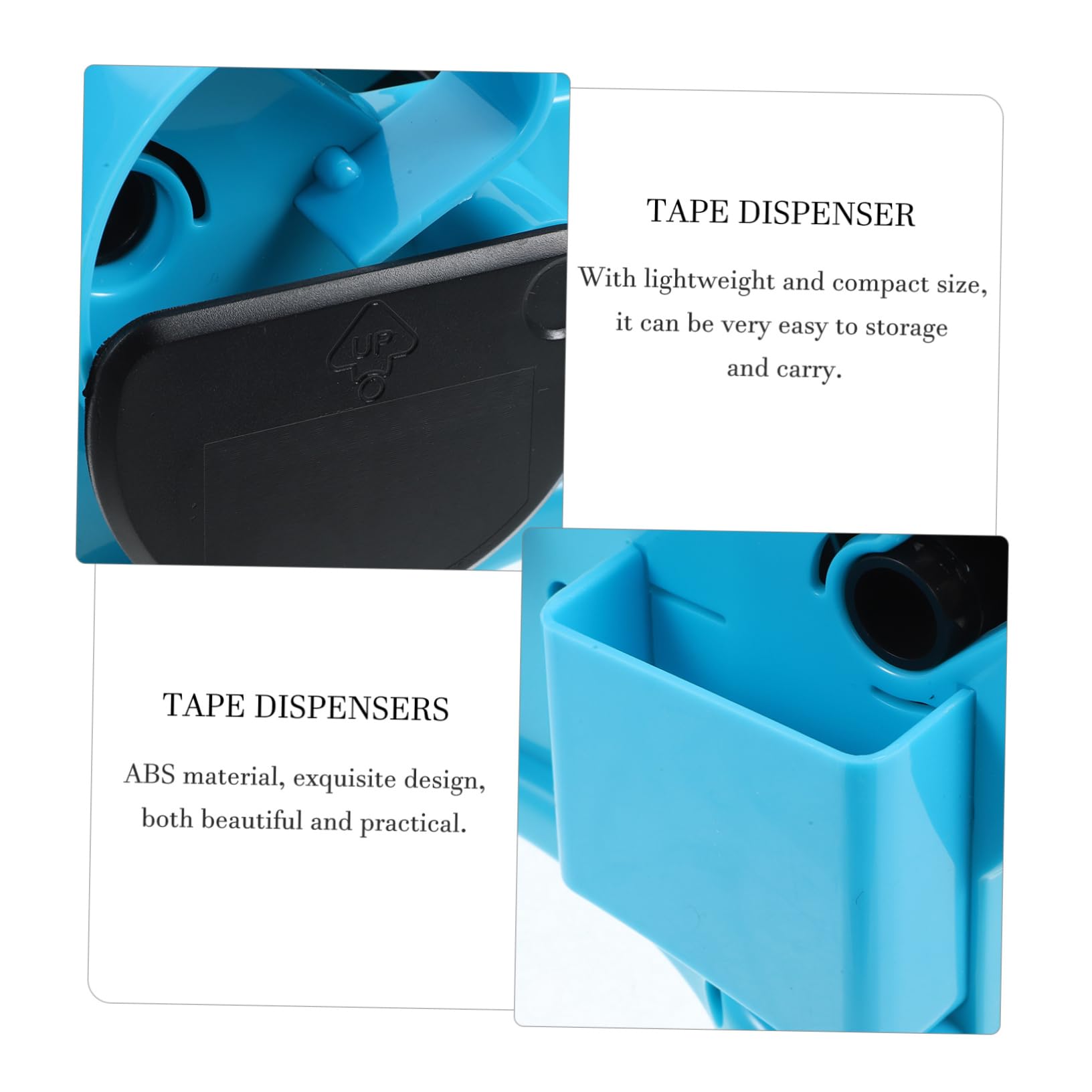 Veemoon Dispenser Facile da Usare Leggero e in Abs Multiuso Nastro Adesivo per Supporto Elegante per Taglio Nastro per Scuola e Scrapbooking