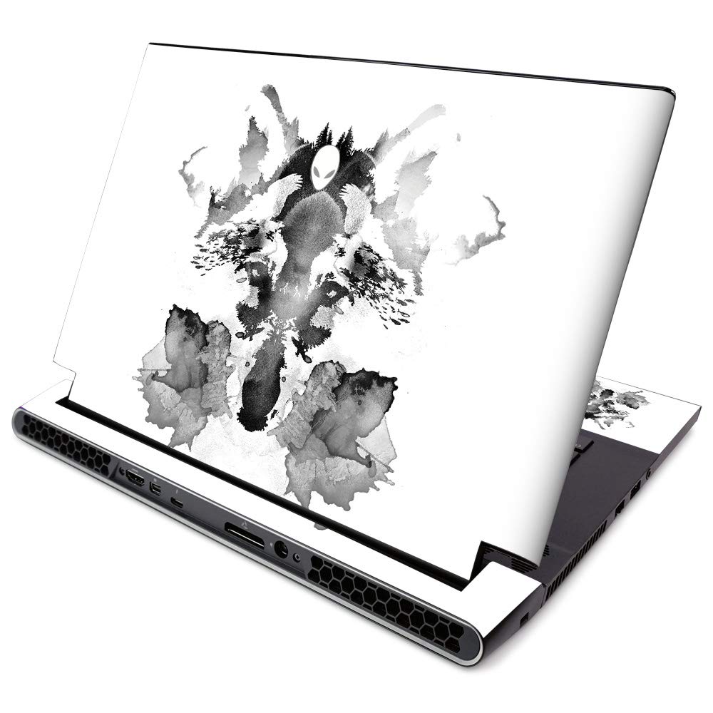 MightySkins Skin for Alienware M15 R2 (2019) - Rorschach | Protective, Durable, and Unique Vinyl Decal Wrap Cover | Easy to Apply, Remove, and Change Styles | Made in The USA (ALWM15R219-Rorschach)