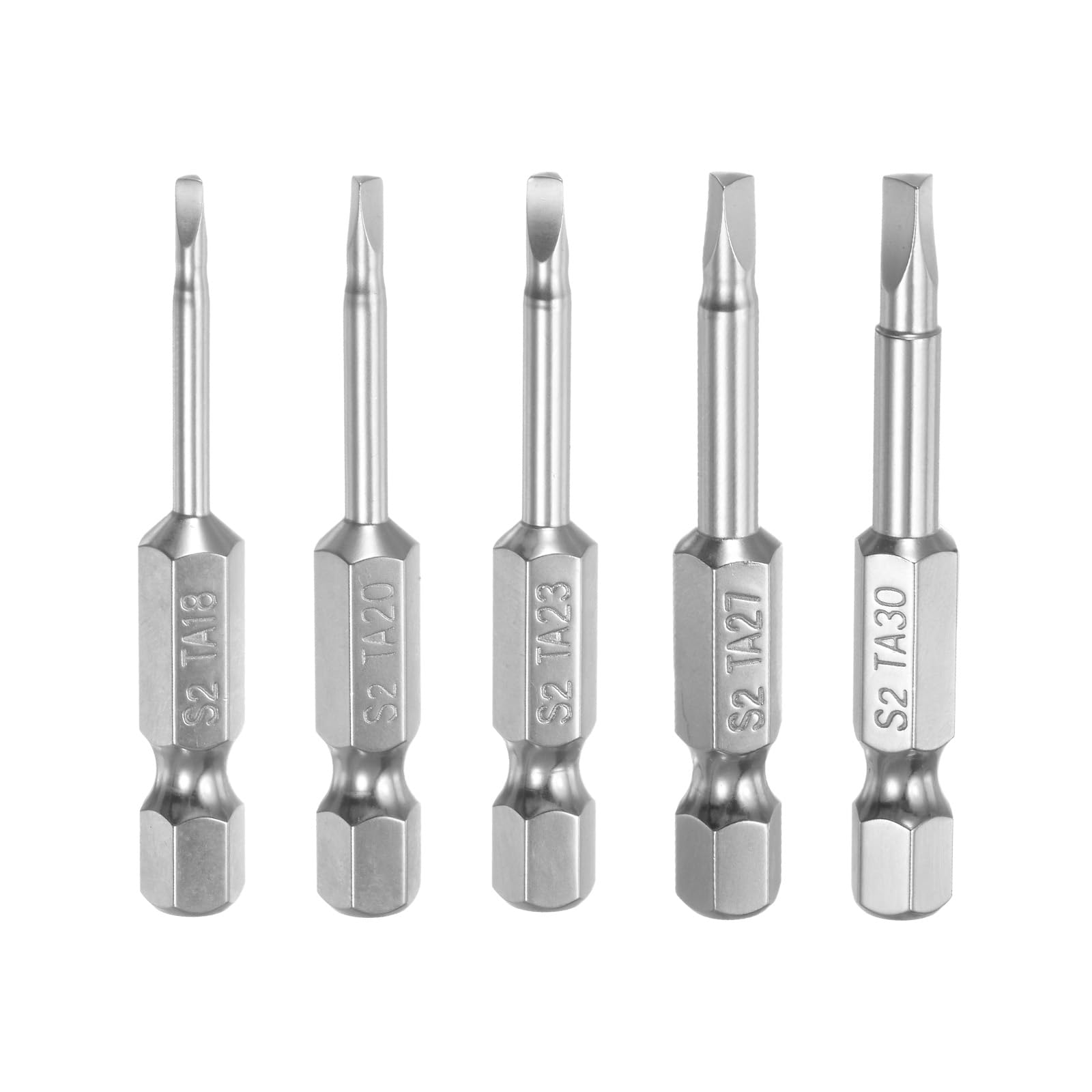 HARFINGTON 5pcs Magnetic Triangle Screwdriver Bits TA18 TA20 TA23