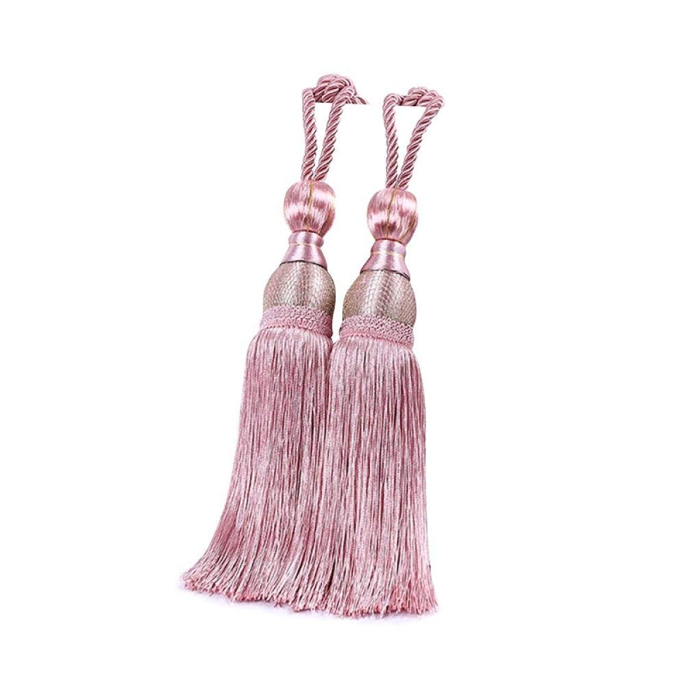 Fermatende con Nappe per Tende, 2 Pezzi, Fermatende con Nappe, Fai da Te, Decorazione per Camera da Letto, Fermatende, Fermatende, Corda, Fascia, Accessori per Tende/Rosa