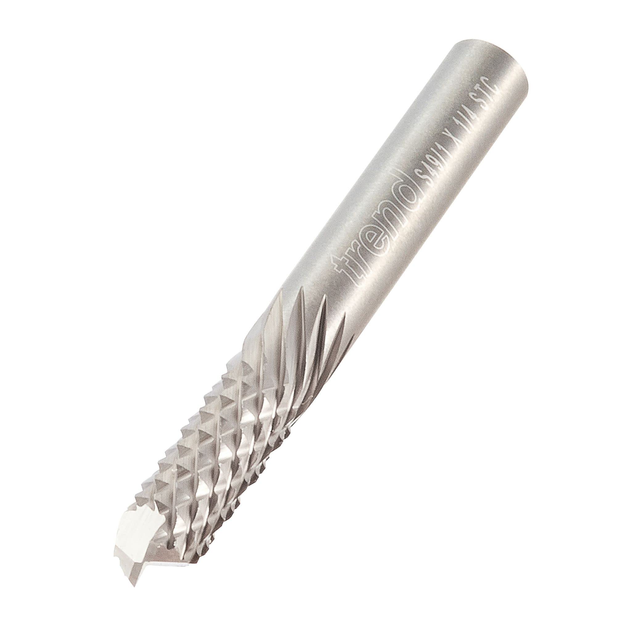 Trend S49/1X1/4STC Solid Carbide Router Rasp 6.3mm Dia. X 20mm Cut