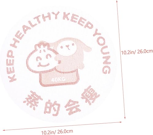 Miniatura 2 de Alfombrilla de vapor de 2 piezas, alfombrilla de malla para freidora de aire, almohadilla de vapor de silicona, alfombrillas de algodón para