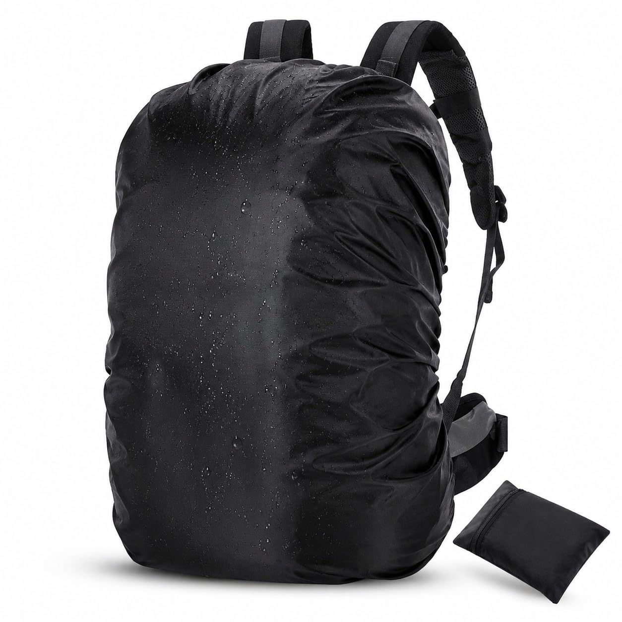 Bag Rain Cover Waterproof with Storage Pouch for Backpack 30L-50L | Ideal for school, office, hiking, trekking, cycling, camping and monsoon protection.-image-37