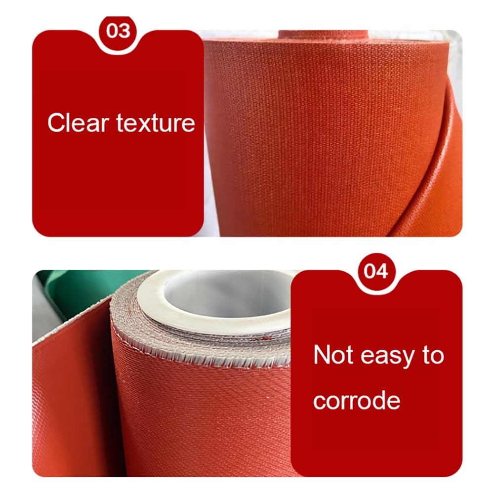 Couverture anti feu, Tissu En Silicone Couverture De Soudure, Fibres De Verre Couverture Anti-feu, Utilisé Pour Protection Contre Les Étincelles, Chantier De Construction, Rénovation, Prévenir Soudage