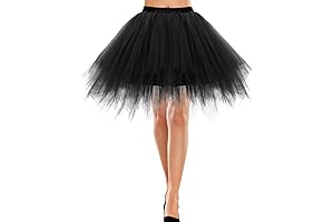 Women's Mini Tulle Tutu Skirt, Perfect for Adult Cosplay