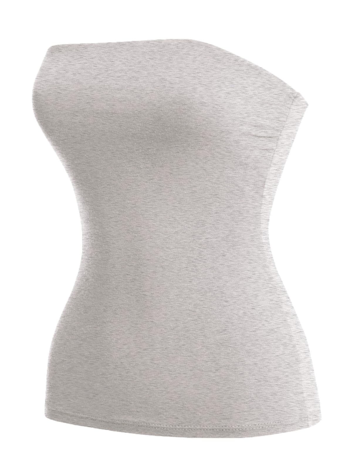 MixMatchy Women's Stretchy Strapless Tube Top Y2K Bandeau Top