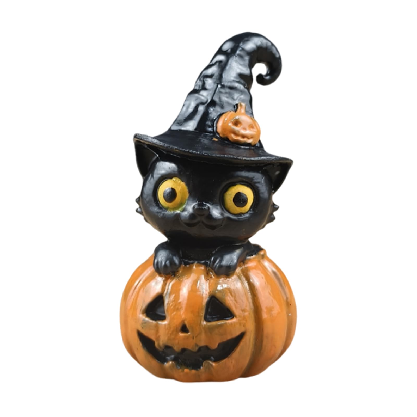 Cute Halloween Desk Decor Halloween Ghost Pumpkin Candy Resin Figurine