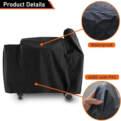 Miniatura 5 de Cubierta de parrilla para Pit Boss 1000D3, Pro Series 1150, PB1100PS1, Austin XL 1000, 1000SC2, 1000T4 para parrilla de pellets de madera,