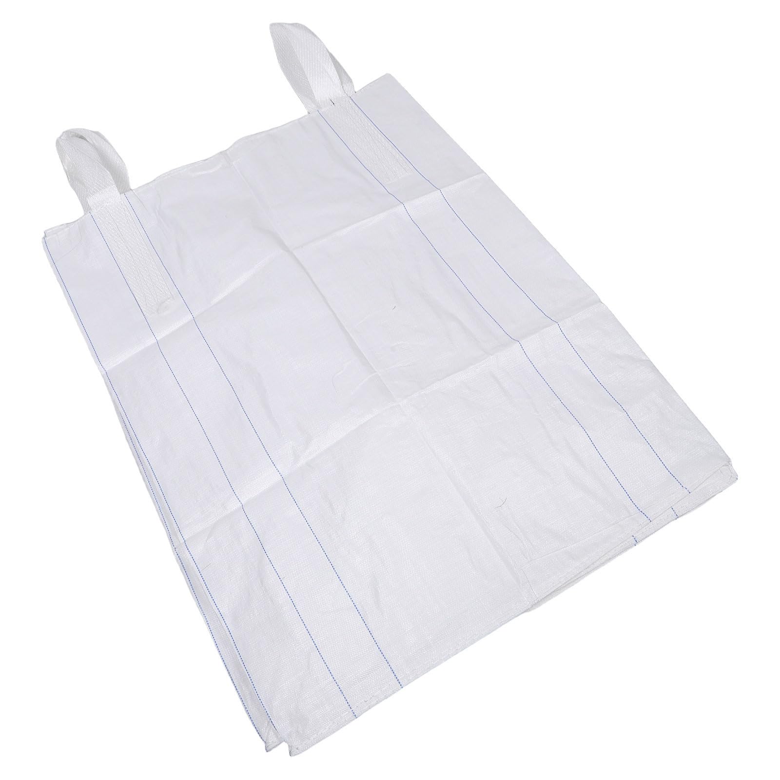 Sacchi Big Bag in Pp Bianco per Materiali da Costruzione Capacità 1-1,5 Ton e Resistenza All'abrasione per Sollevamento Meccanico Rapido e Sicuro