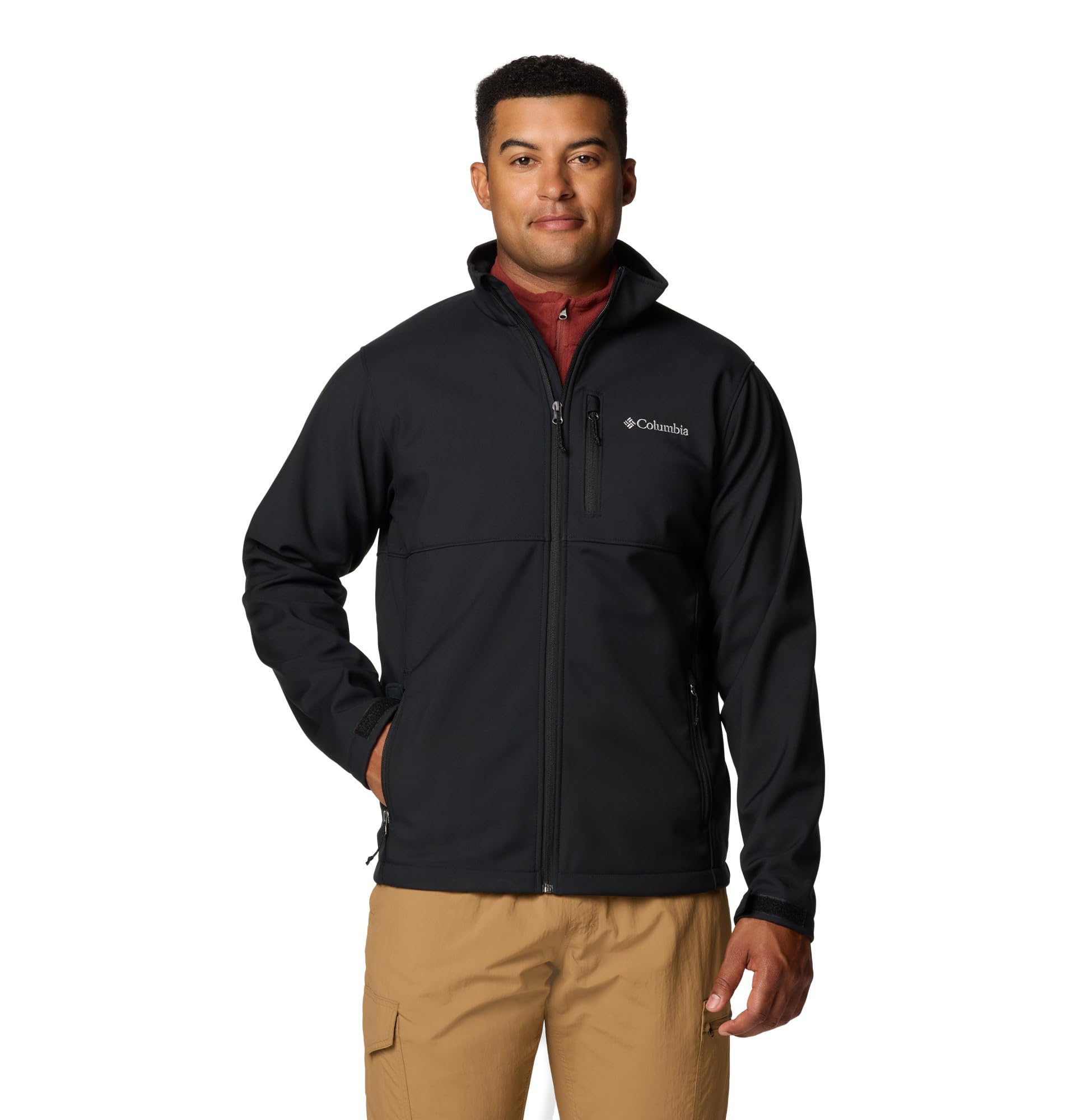 Columbia Męska kurtka softshellowa Ascender, czarna, M