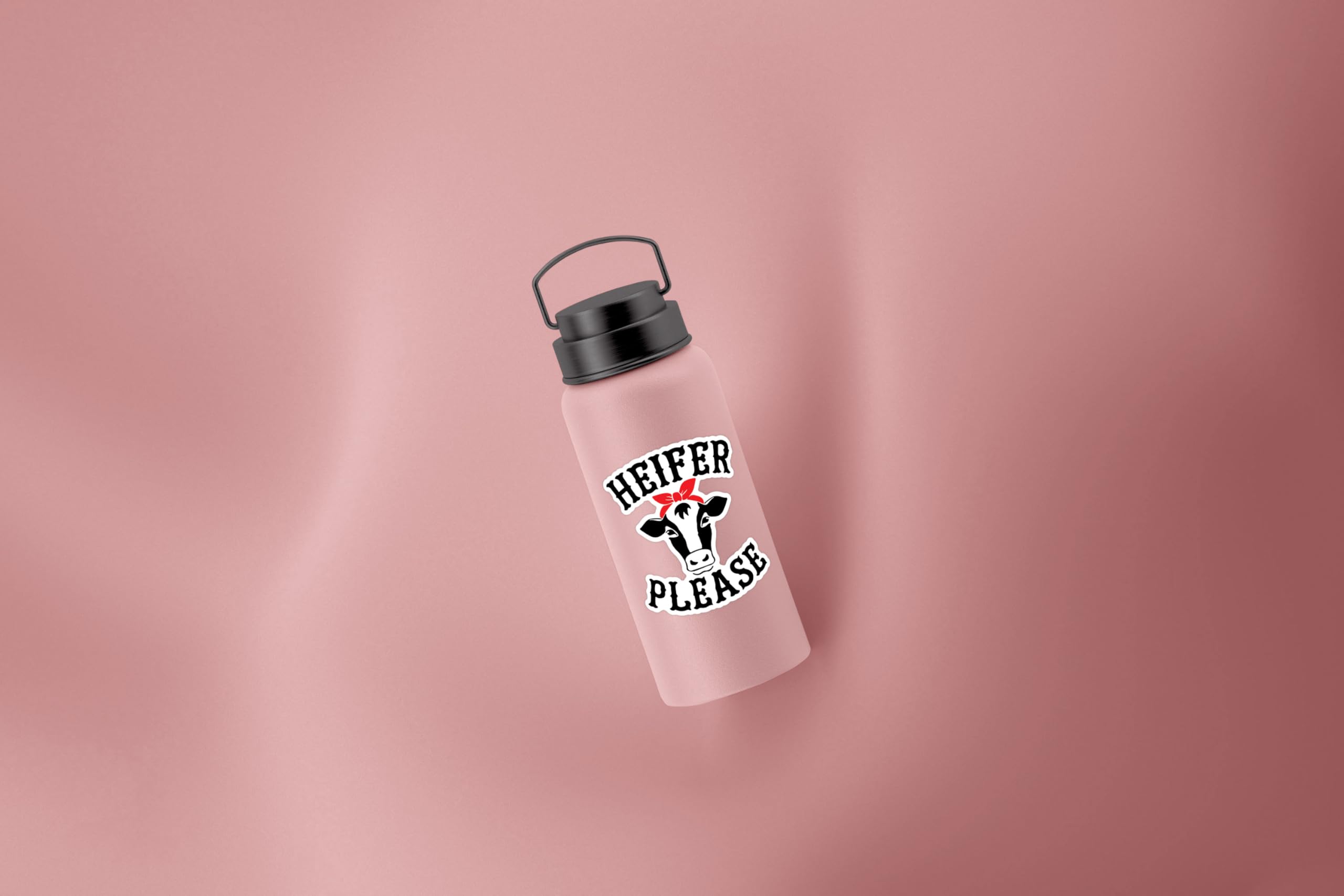 2 Pack Heifer Please Cow Calf Girl Vinyl Sticker Decal - 5 Inches - Funny Cute Cool Waterproof — view 8