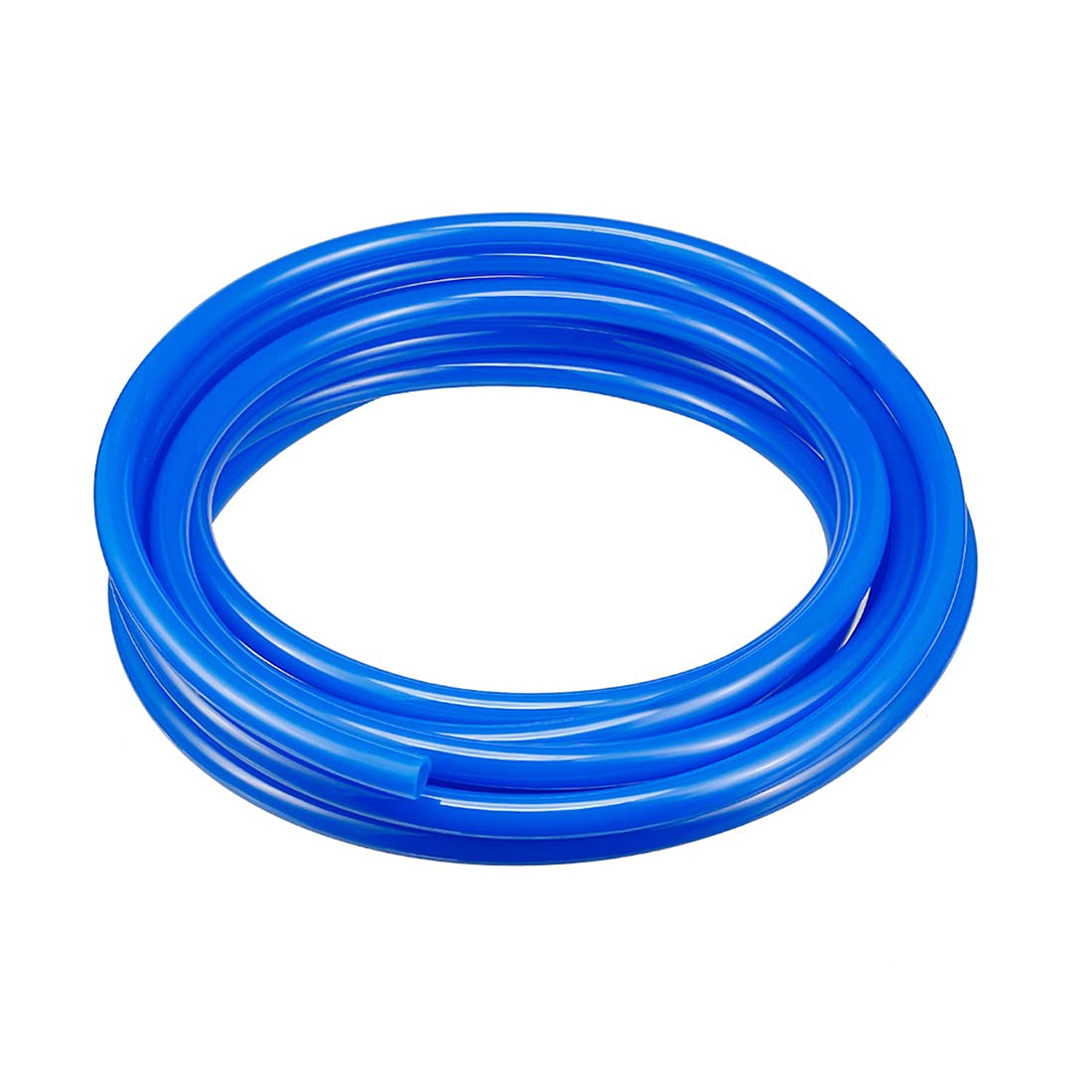 sourcing map Pneumatyczne rury powietrzne, 16 mm średnicy x 12 mm ID 5 metrów 16 stóp PU PU rura sprężarka powietrza wąż niebieski