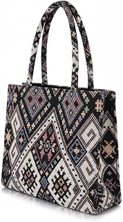 Casual Canvas Fabric Shoulder Trendy Design Handheld Tote Bag For Women Price In India