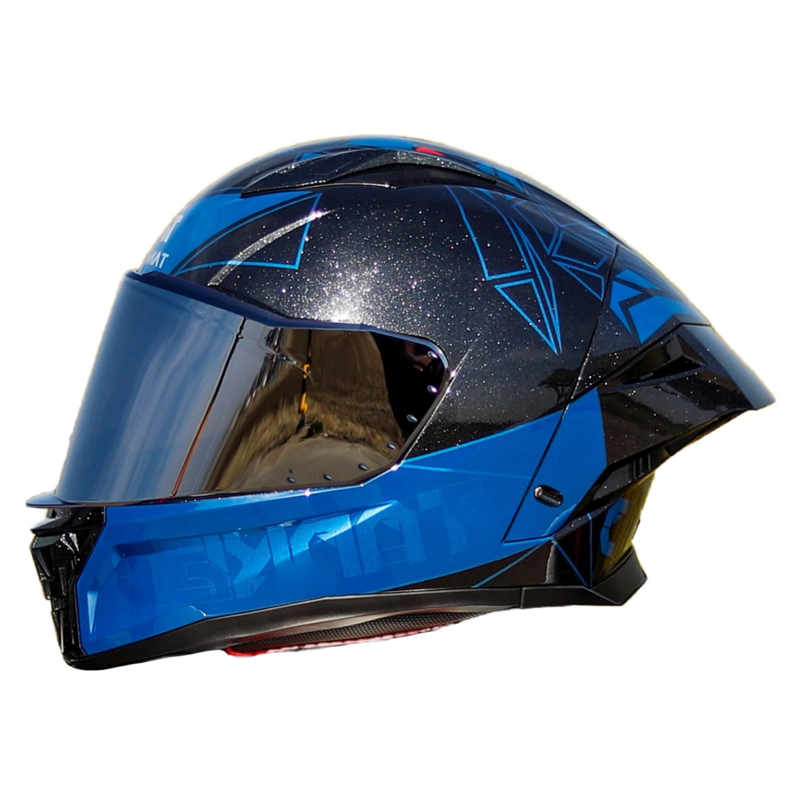 Integralny kask motocyklowy dla dorosłych z certyfikatem ECE 22.06, kask motocrossowy z osłoną przeciwsłoneczną, kask motocyklowy na całą twarz, dla mężczyzn i kobiet