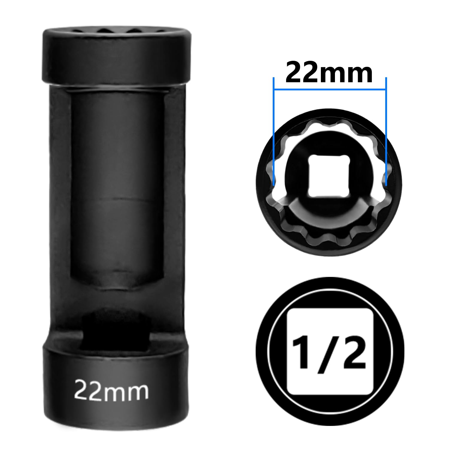 Amazon.com: ZKTOOL Suspension Strut Socket Tool (22MM) : Automotive