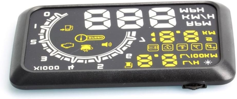 Green Care Free Shipping & High-quality New Arrival Safety and Security LED Digital HUD Head up Display Car System Speedometer with RPM MPH