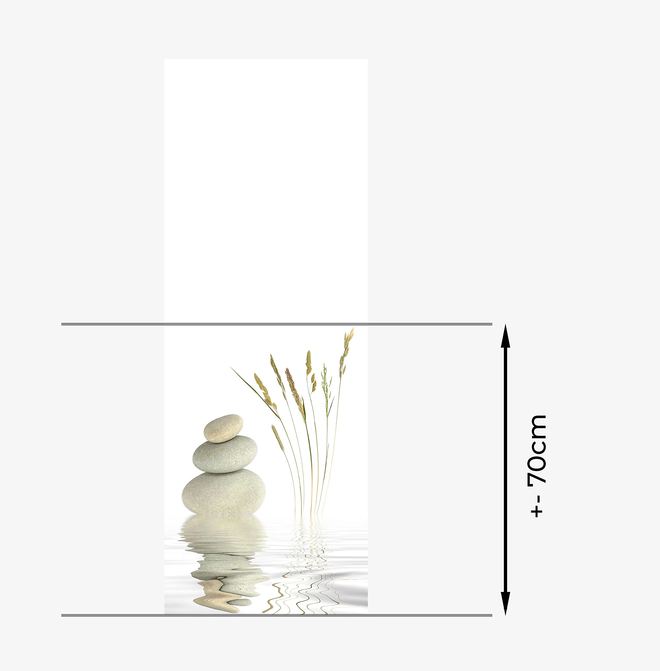 Blindecor Store imprimé Zen Blackout Easyfix Sérénité 55 x 150 cm