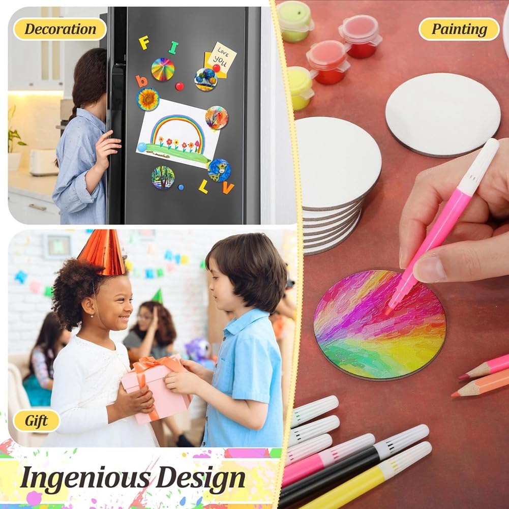 25 Tele Magnetiche 7,5x7,5cm - Superficie Per Pittura Da Appendere Su Frigorifero O Lavagne - Foto 3