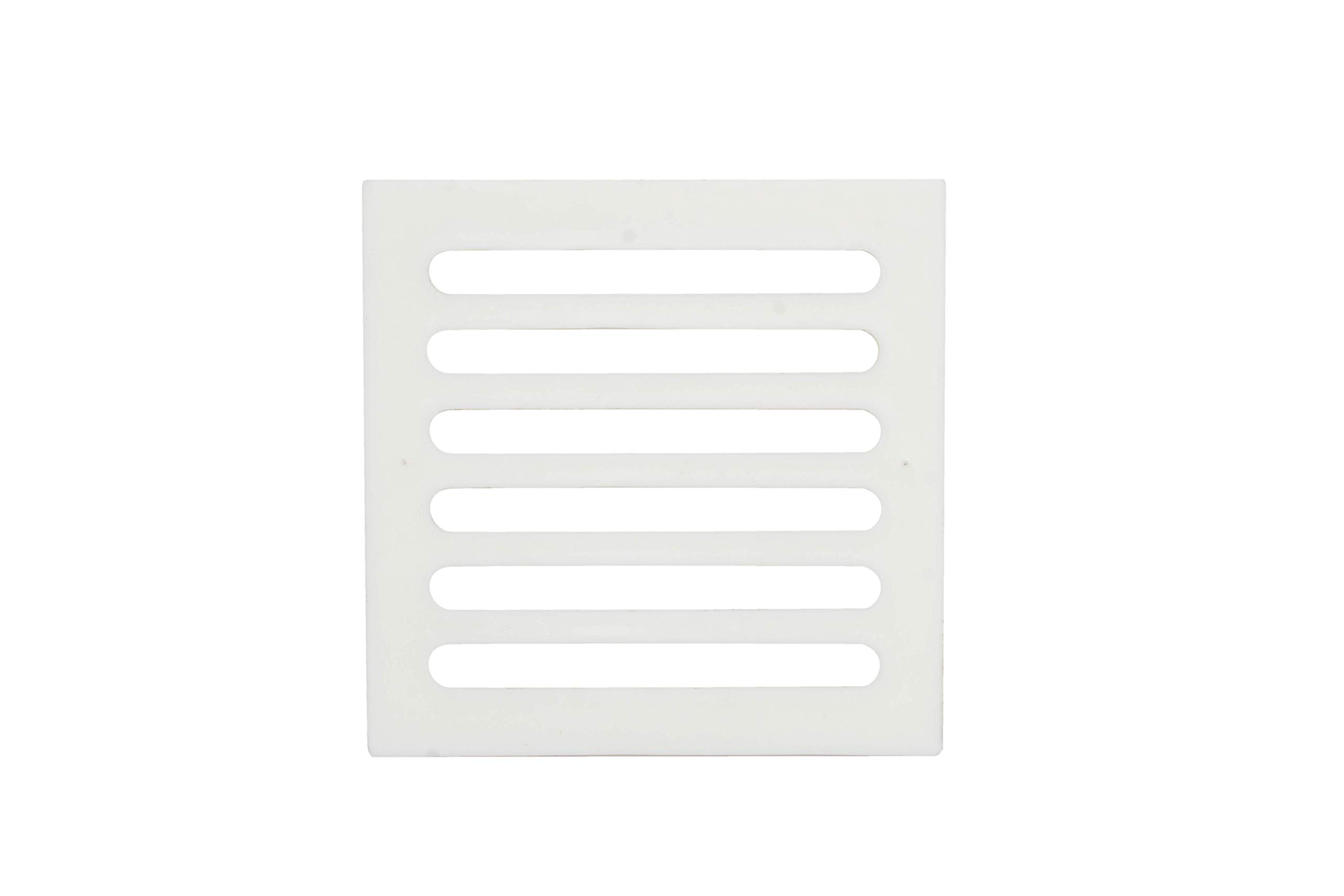 SHRUTI PVC 4" x 4" Lining Gutter Jali Drain Cover Water Out Let Floor Jali - (1277) (B07XKJ8V7R) Amazon Price History, Amazon Price Tracker