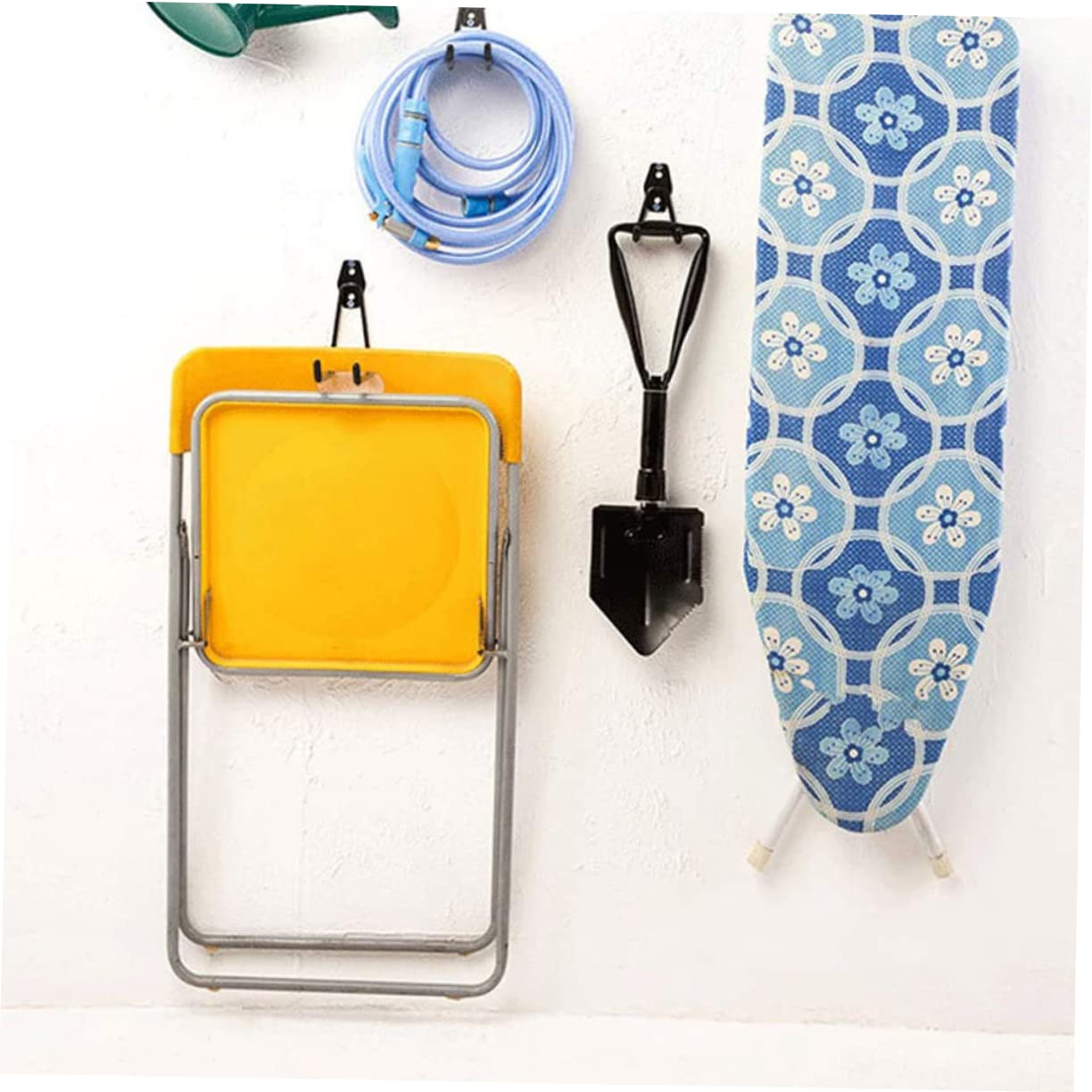 Ganci Da Parete In J Per Carichi Pesanti - Set Di 4 Per Garage, Officina E Biciclette - Foto 9