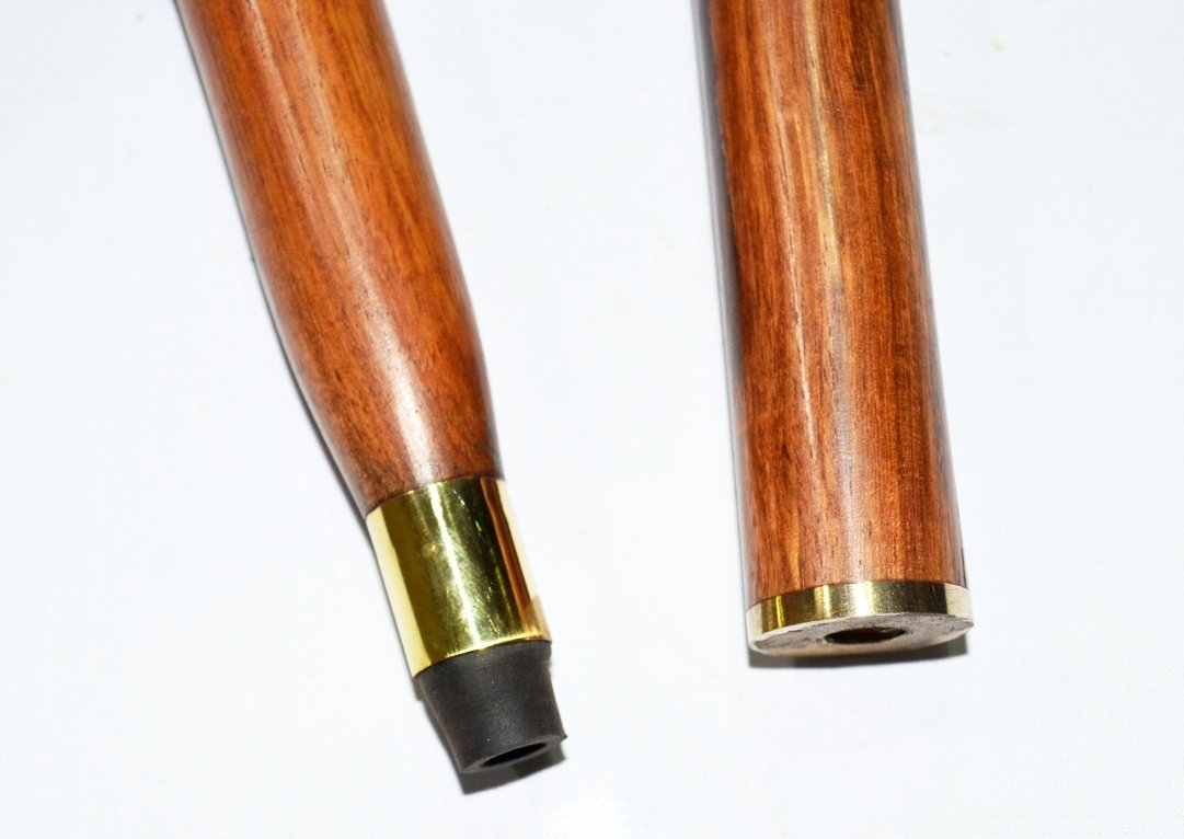 Walking Stick Vintage Designer Brass Bulldog Face Handle Victorian Wooden Cane E - Foto 4