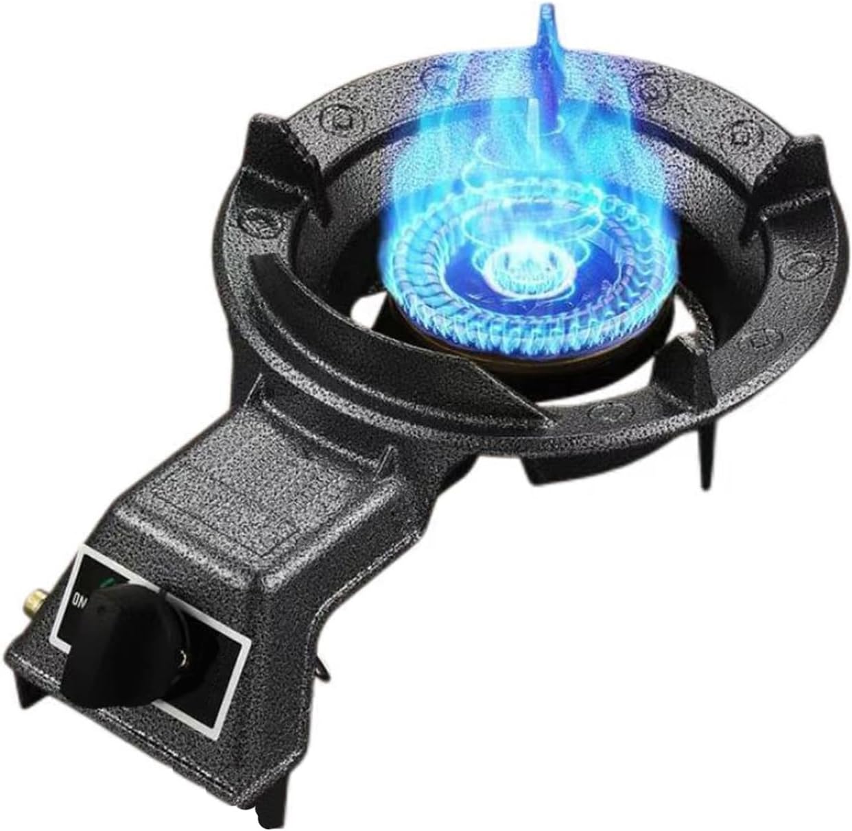 36cm Gas Stove,6.2KW Cooktop with 1 Burner,kitchen Counter Top,Accidental Flameout Protection Device,for Liquefied Petroleum