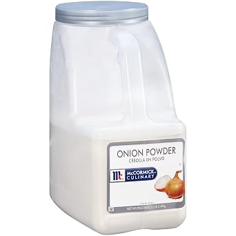 McCormick Culinary Onion Powder, 5.5 lb - One 5.5 Pound Container of Bulk Onion Powder Seasoning, Perfect for Sauces, Gravies, Soups, Dips and More