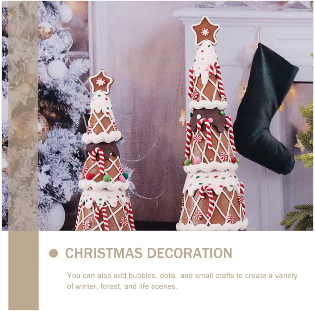 Kichvoe Xmas Tree Decoration Soft Christmas Tree Figurine for Holiday Parties Xmas Decor for Home Restaurant Boys and Girls Rooms